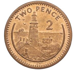 2 пенса 1999 года Гибралтар — Фото №1