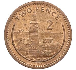 2 пенса 1999 года Гибралтар — Фото №1