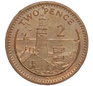 2 пенса 1999 года Гибралтар — Фото №1