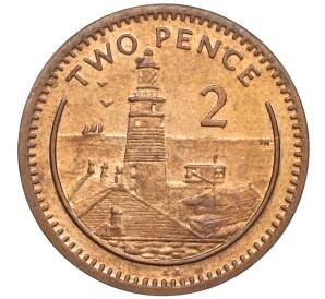 2 пенса 1999 года Гибралтар — Фото №1