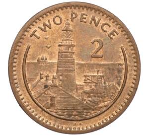 2 пенса 1999 года Гибралтар — Фото №1