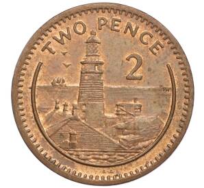 2 пенса 1999 года Гибралтар — Фото №1