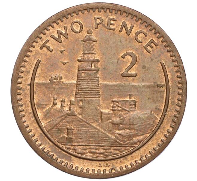Монета 2 пенса 1999 года Гибралтар (Артикул: M2-64798) — Фото №1