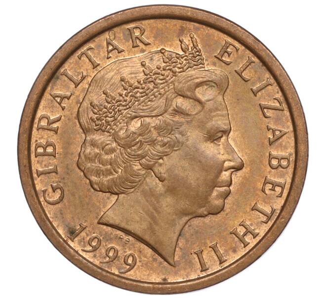 Монета 2 пенса 1999 года Гибралтар (Артикул: M2-64798) — Фото №2