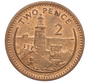 2 пенса 1999 года Гибралтар — Фото №1