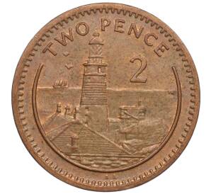2 пенса 1999 года Гибралтар — Фото №1