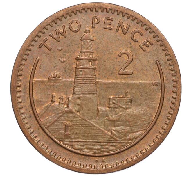 Монета 2 пенса 1999 года Гибралтар (Артикул: M2-64800) — Фото №1