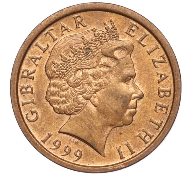 Монета 2 пенса 1999 года Гибралтар (Артикул: M2-64802) — Фото №2