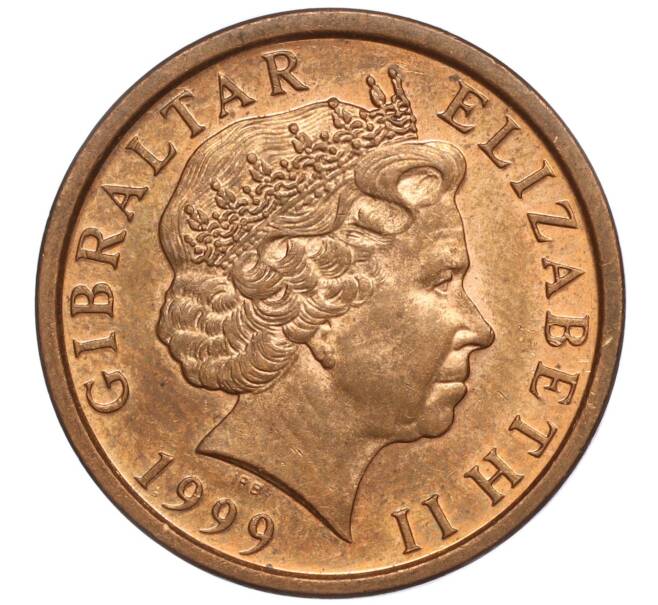 Монета 2 пенса 1999 года Гибралтар (Артикул: M2-64803) — Фото №2