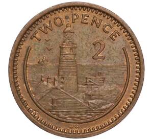 2 пенса 1989 года Гибралтар — Фото №1