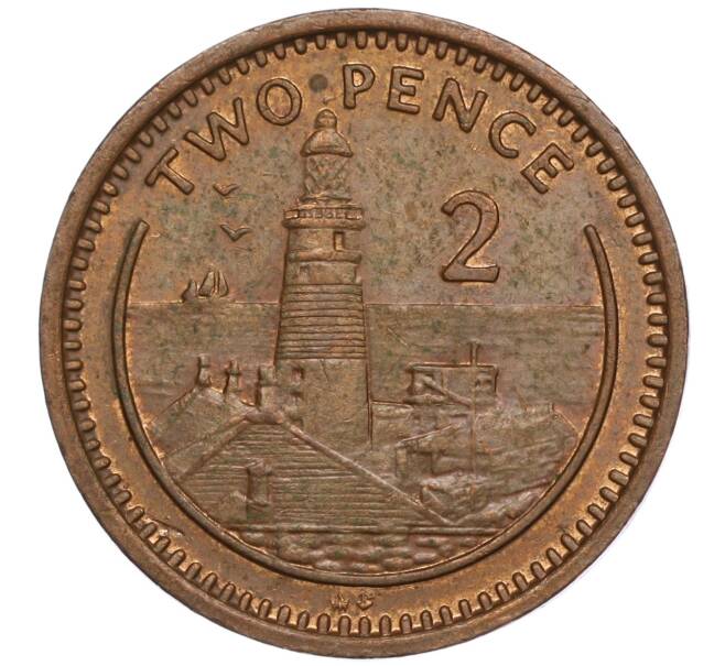 Монета 2 пенса 1989 года Гибралтар (Артикул: M2-64885) — Фото №1