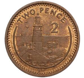 2 пенса 1989 года Гибралтар — Фото №1