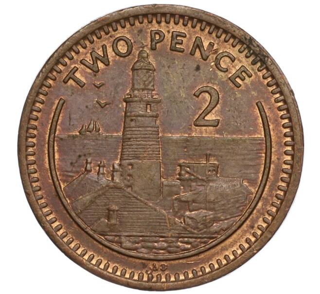 Монета 2 пенса 1991 года Гибралтар (Артикул: M2-64896) — Фото №1