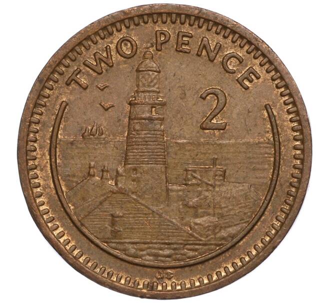 Монета 2 пенса 1991 года Гибралтар (Артикул: M2-64898) — Фото №1