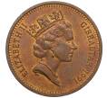 Монета 2 пенса 1991 года Гибралтар (Артикул M2-64905)