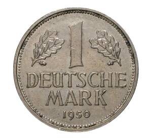 1 марка 1950 года D — Фото №1