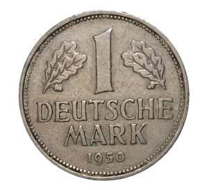1 марка 1950 года F Западная Германия (ФРГ) — Фото №1