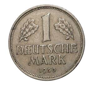 1 марка 1950 года J Западная Германия (ФРГ) — Фото №1