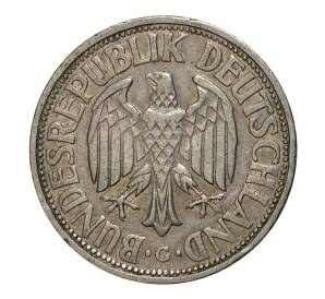 1 марка 1950 года G Западная Германия (ФРГ) — Фото №2