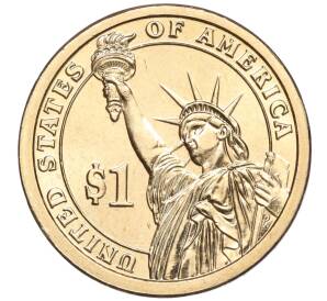 1 доллар 2011 года P США «20-й президент США Джеймс Гарфилд»