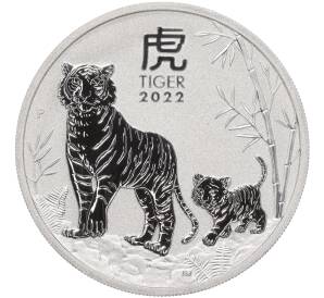 1 доллар 2022 года Австралия «Китайский гороскоп — Год тигра»