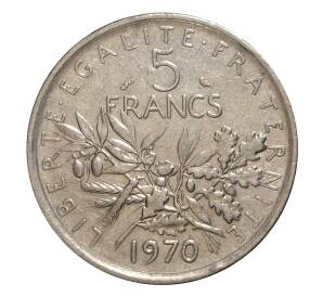 5 франков 1970 года — Фото №1