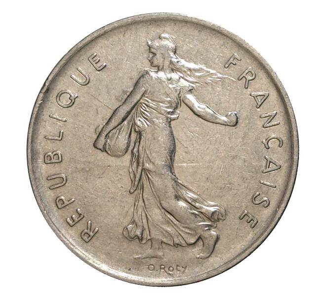 Монета 5 франков 1970 года (Артикул: M2-10071) — Фото №2