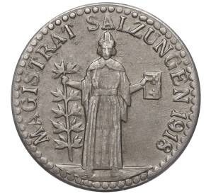 10 пфеннигов 1918 года Германия — город Зальцунген (Нотгельд) — Фото №1