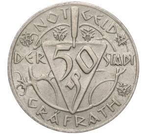 50 пфеннигов 1921 года Германия — город Графрат (Нотгельд) — Фото №2