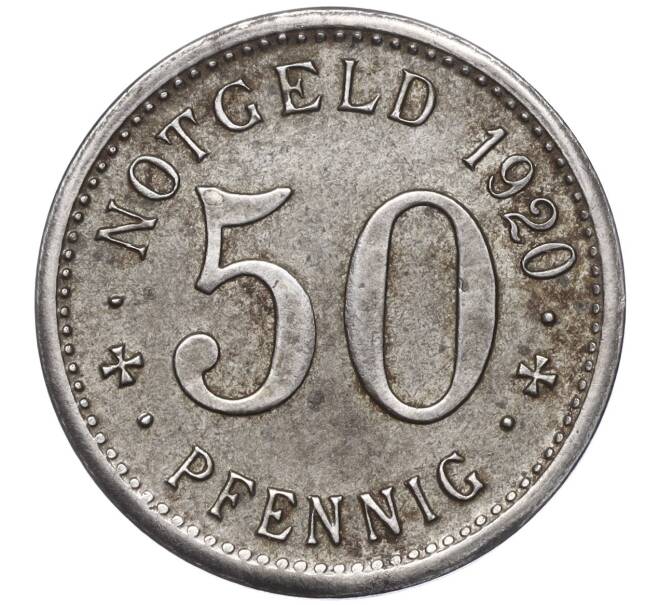 Монета 50 пфеннигов 1920 года Германия — город Ваттеншайд (Нотгельд) (Артикул K11-93391)