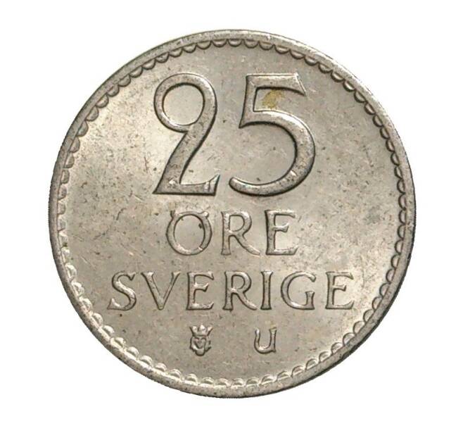 Монета 25 эре 1968 года (Артикул: M2-10080) — Фото №2