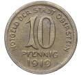 Монета 10 пфеннигов 1919 года Германия — город Оберштайн (Нотгельд) (Артикул: K11-93395) — Фото №2