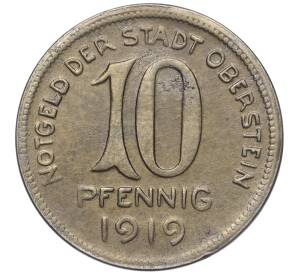10 пфеннигов 1919 года Германия — город Оберштайн (Нотгельд) — Фото №2