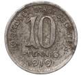 Монета 10 пфеннигов 1919 года Германия — город Оберштайн (Нотгельд) (Артикул: K11-93397) — Фото №2