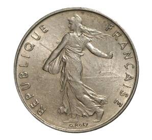 1/2 франка 1974 года — Фото №2