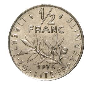 1/2 франка 1976 года — Фото №1