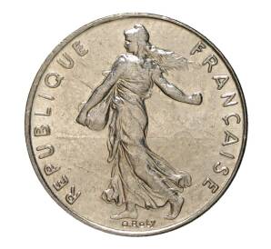 1/2 франка 1986 года — Фото №2