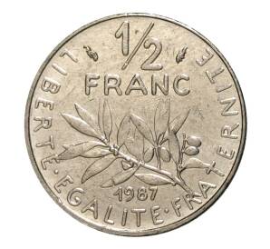 1/2 франка 1987 года — Фото №1