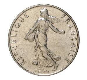 1/2 франка 1987 года — Фото №2