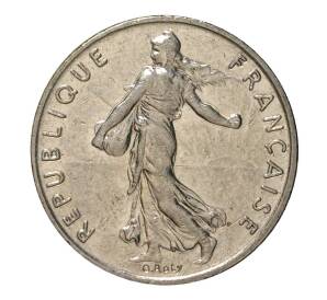 1/2 франка 1991 года — Фото №2