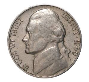 5 центов 1960 года D — Фото №1