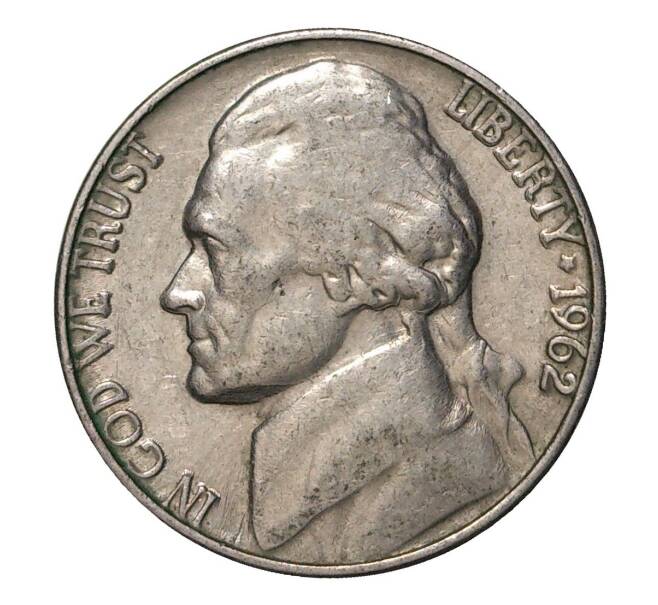 Монета 5 центов 1962 года (Артикул: M2-10117) — Фото №1