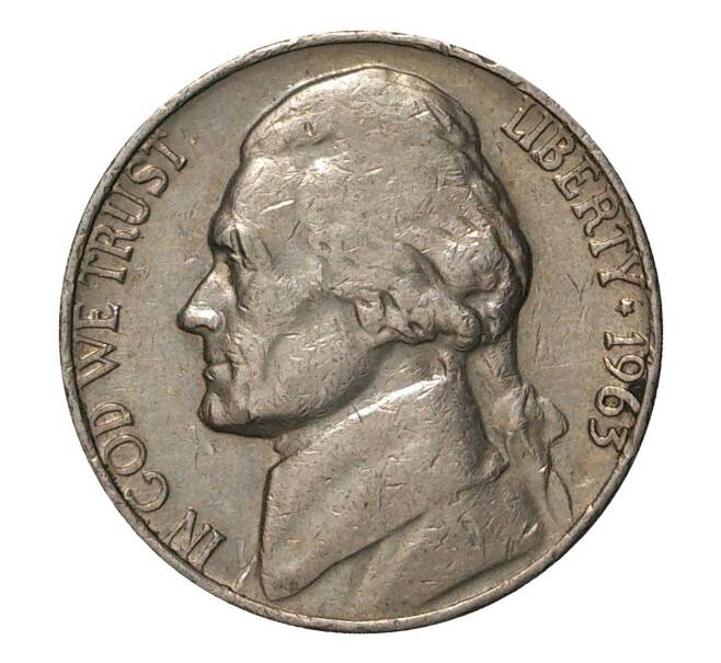 Монета 5 центов 1963 года (Артикул: M2-10118) — Фото №1