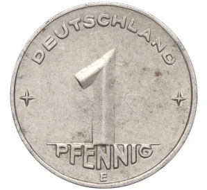 1 пфенниг 1950 года Е Восточная Германия (ГДР)