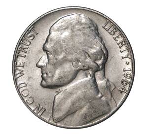 5 центов 1964 года D США — Фото №1