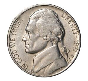 5 центов 1971 года D — Фото №1