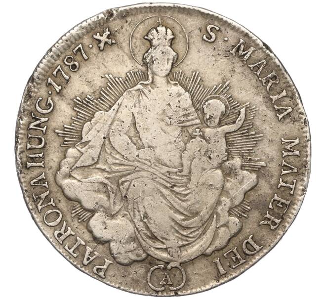 Монета 1/2 талера 1787 года Венгрия (Артикул: K11-93837) — Фото №1