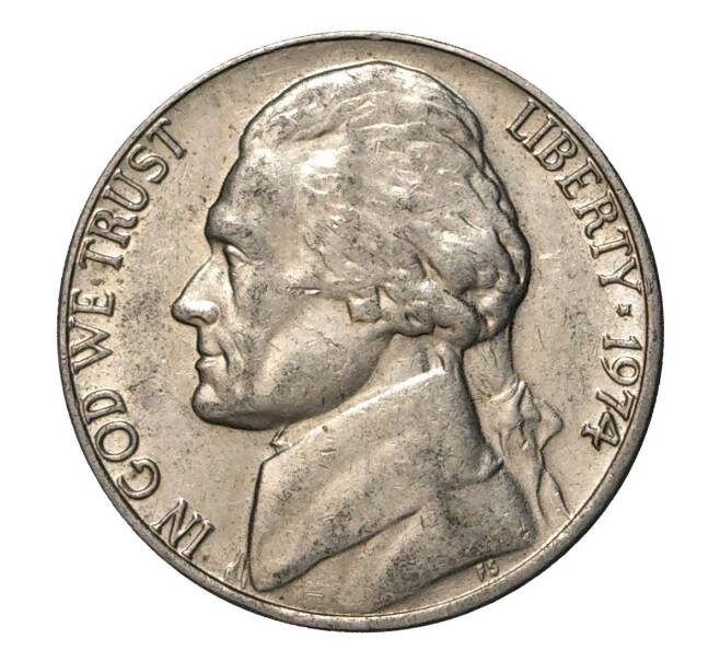 Монета 5 центов 1974 года (Артикул: M2-10126) — Фото №1