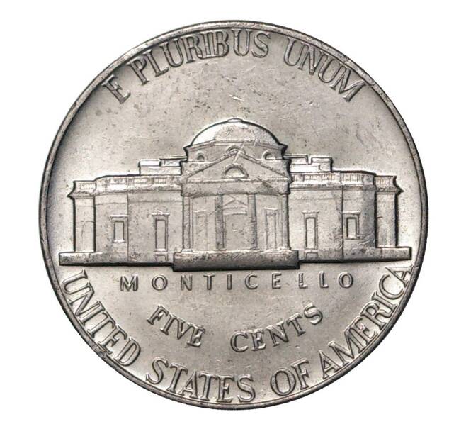 Монета 5 центов 1976 года США (Артикул: M2-10129) — Фото №2