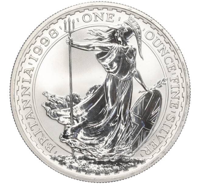 Монета 2 фунта 1998 года Великобритания «Британия» (Артикул M2-65044)